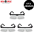 KIT OCULOS KALIPSO JAGUAR INCOLOR CA10346 C/3 UNIDADES - Imagem 1
