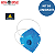 RESPIRADOR DELTAPLUS PFF2 C/VALVULA PRO SAFETY CA 38503 KIT C/50 UNIDADES - Imagem 1