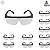 KIT 10 OCULOS KALIPSO JAGUAR INCOLOR CA10346 - Imagem 1