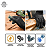 KIT 10 PARES DE LUVA DANNY FLEXTACTIL PU PRETA CA 29014 - Imagem 5