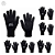 Kit 6 Luvas Cotton Black Volk 4 Fios Malha Pigmentada CA 36347 Tamanho Único – Antiderrapante e Conforto - Imagem 1