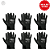Kit 6 Pares de Luva PU Next Safety Kino Tato  - Precisão, Conforto e Proteção Antiestática CA 51313 - Imagem 1