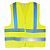 Colete Refletivo Plastcor Verde com Zíper Tamanho M Alta Visibilidade para Construção Trânsito e Segurança - Imagem 1