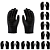 Kit 10 Pares de Luva Imbat Tricotada C/Pigmento CA 41763 - Imagem 7