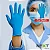 Luva Nitrílica Sem Pó Azul Puraskin Light CA 51453 Caixa 100 Unidades - Limpeza - Salão - Alimentos - Saude - Tatuagem - Imagem 2