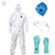 Kit EPI Completo Macacão Luva Óculos e Máscara - Pintura - Agricultura -  Dedetização - Limpeza - Imagem 8