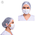 Kit Touca TNT Branca + Máscara Descartável Tripla Prevemax 100 Unidades - Hospital - Saúde - Estética - Limpeza - Imagem 1