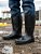 Bota Galocha PVC Workflex Preta Cano Médio Sem Forro CA 37154  para Construção Limpeza e Saneamento - Imagem 4