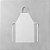 Avental Plastcor PVC Branco 1,20x0,70m Tiras Soldadas CA 21075 - Imagem 1