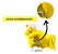 Luva Plastcor Látex Amarela Flocada LTX 700 CA 34141 - Imagem 2