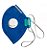 Respirador Lubeka PFF1 Azul Com Válvula CA 38835 - Imagem 1