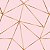 Papel De Parede Adesivo Zara Rosa Gold - 5M - Imagem 1