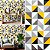 Papel Adesivo Autocolante Geometrico Amarelo - 5M - Imagem 2