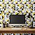 Papel Adesivo Autocolante Geometrico Amarelo - 5M - Imagem 4