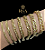 Pulseira masculina em ouro 18k - Imagem 2