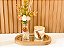 Kit Difusor Floral Terracota + Bandeja Oval + Vela Aromática Rustica Maça e Canela. - Imagem 1