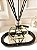 Difusor Black com Prata 300ml + Bandeja Oval Preta P - Imagem 1