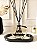 Difusor Black com Prata 300ml + Bandeja Oval Preta P - Imagem 2