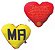 Almofada Formato Mamonas Love - Imagem 1