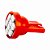 LAMPADA LED T10 8 LEDS VERMELHA 12V - Imagem 1
