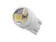 LAMPADA LED T10 3 LEDS CERAMICA 6000K 12V LENTE AUMENTO - Imagem 1