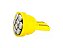 LAMPADA LED T10 8 LEDS AMARELA 12V - Imagem 1