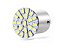 LAMPADA LED 1 POLO 22 LEDS 3000K 12V AMBAR - Imagem 1
