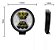 FAROL DE LED REDONDO 12 LEDS 3000-6000K 117W 12-24V 11X2CM - Imagem 5