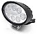 FAROL DE LED OVAL 8 LEDS 6000K 24W 12-24V 8X14X6CM - Imagem 1