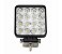 FAROL DE LED QUADRADO 16 LEDS 6000K 42W 12-24V 11X11X4CM - Imagem 1