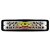 FAROL DE LED RETANGULAR 18 LEDS STROBO 3000K-6000K 54W 12-24V 14X4X3CM - Imagem 1