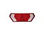LANTERNA TRASEIRA LED UNIVERSAL TIPO GUERRA 12-24V - Imagem 2