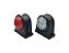 LANTERNA DELIMITADORA 8 LEDS COM SUPORTE 12-24V VERMELHA BRANCA - Imagem 1
