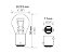 LAMPADA HALOGENA 1034 BAY15D 2 POLOS 3200K 21/5W 12V - Imagem 3