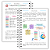Planner Estudos: Floral Cinza - Imagem 2