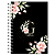 Agenda: Alfabeto Rosas em Preto - Imagem 1