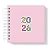 Mini Agenda: 2026 Rosa I - Coleção Color Me - Imagem 1