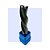 FRESA 16 MM X 50 3 CORTES ESPIRAL DOWN CUT LISA - MADEIRA - YIEX - Imagem 1