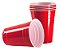 Copo Vermelho Red Cup 440ml c/25un. - Imagem 1