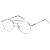 TOMMY HILFIGER TJ0088 010 TAM 54 - COR Palladium/Cinza Prateado - Imagem 1