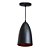 Pendente Bala Aluminio Teto E27 1 Luz Lumini Lab - Preto M - Verniz C - Imagem 1