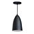 Pendente Bala Aluminio Teto E27 1 Luz Lumini Lab - Preto M - Branco B - Imagem 1