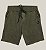 Bermuda Moletom Masculina Verde Militar Estonada WSS Brasil Diamond - Imagem 1