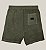 Bermuda Moletom Masculina Verde Militar Estonada WSS Brasil Diamond - Imagem 2