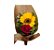 Arranjo Floral (Girassol + Rosa Vermelha) -  Modelo Sol e Paixão - Imagem 1