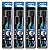 Kit 8 Escova Dental Pro Black Ponta Ultra Fina Macia - Jadepro - Imagem 1