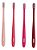 Kit 12 Escovas De Dente Kess Basic Cerdas Macias Rosa - Imagem 2