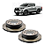 Par de Disco Freio Ventilado Traseiro Hilux Sw4 2016 A 2023 - Imagem 1