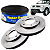 Par Disco Freio L200 Triton Montero Pajero Dakar 3.2 3.5 2008 a 2024 - Imagem 1