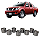Kit 8 Tucho Valvula Nissan Frontier 2.5 16V 2008 a 2016 - Imagem 1